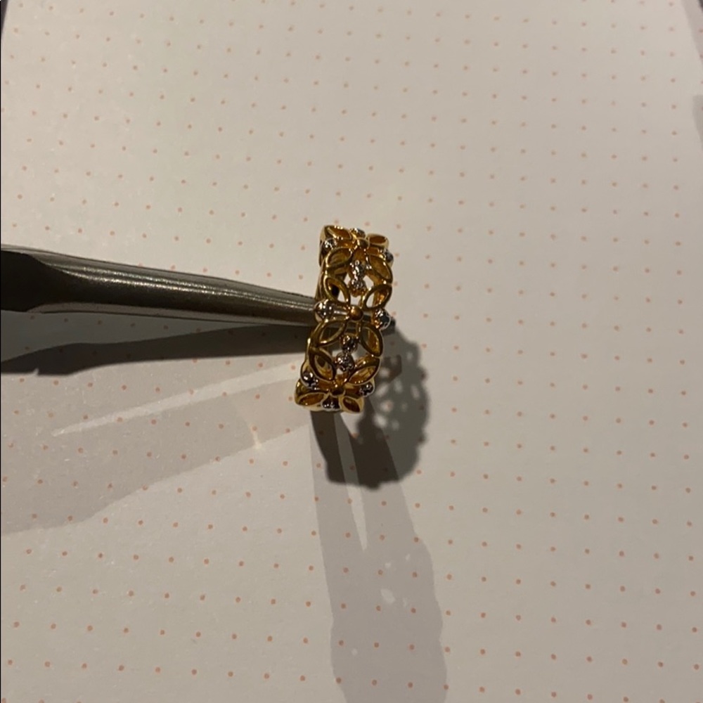 ๐๐ ๐ ๐ CZ GOLD RING ๐ ๐ ๐ ๐ - Picture 3 of 6